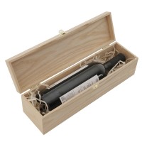 Коробка деревянная прямоугольная ручка+замок